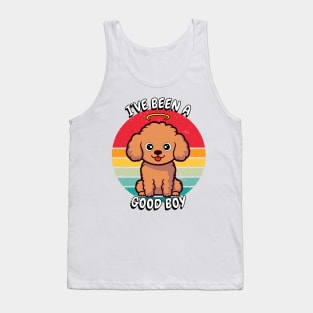 Cute brown Dog is a Good Boy Tank Top